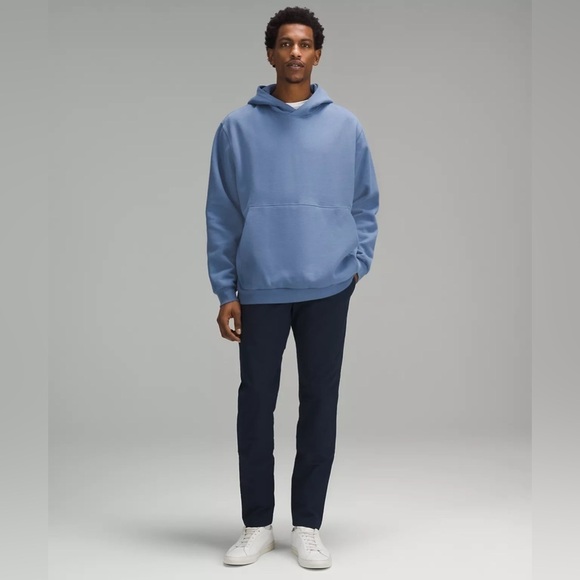 Lululemon Men’s ABC slim fit trouser Pant Sz 38 NAVY blue business dri fit dress - Picture 2 of 12